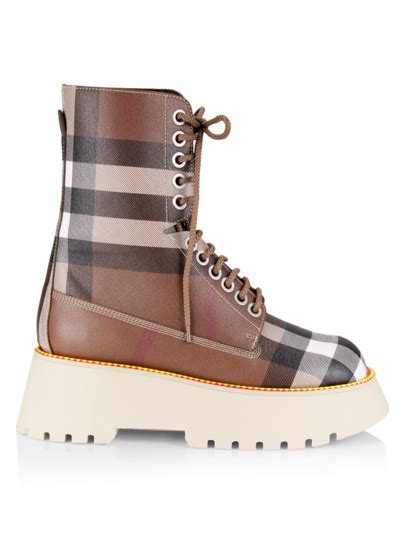 burberry women's booties|burberry combat boots.